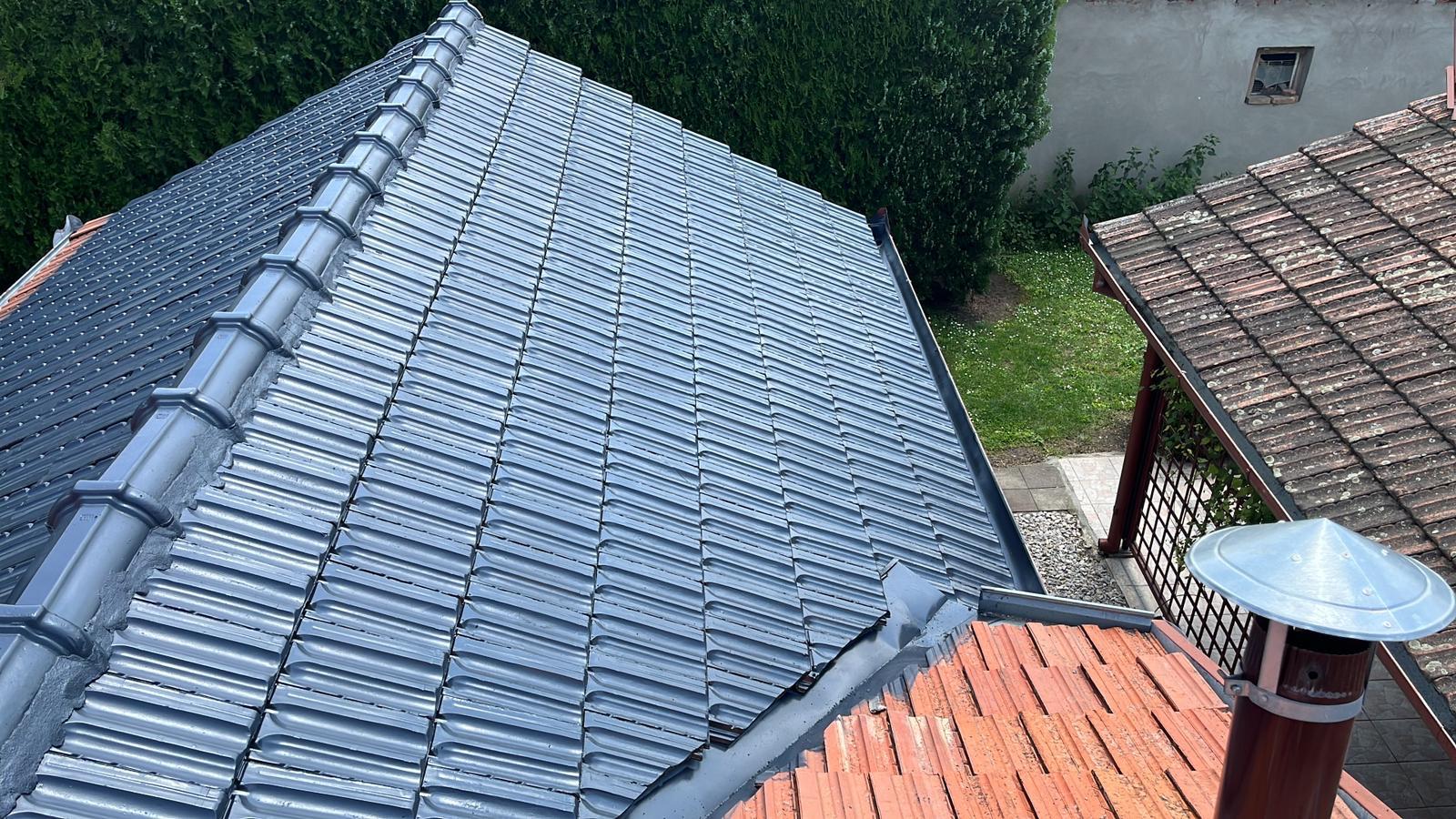 Dachgeometrie aus der Vogelperspektive